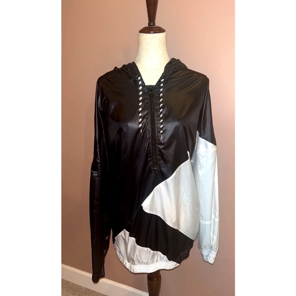 NWOT Adidas Equipment  shiny colorblock windbreaker size Xl - Picture 6 of 13